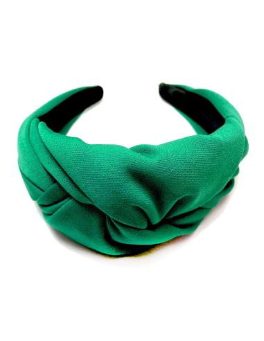 DIADEMAS MUJER VERDE PATO CON DISEÑO ESTILOSO DE NUDO - Imagen 1
