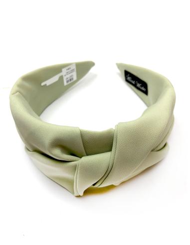 DIADEMAS MUJER VERDE CLARO CON DISEÑO ESTILOSO DE NUDO - Imagen 1