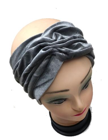 MUJER BANDANAS GRISES DE FIESTA PARA LLEVAR SOLA O CON BROCHE - Imagen 3