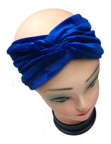 BANDANAS AZULONAS DE FIESTA PARA LLEVAR SOLA O CON BROCHE - Imagen 1