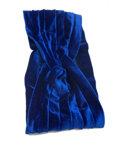 BANDANAS AZULONAS DE FIESTA PARA LLEVAR SOLA O CON BROCHE - Imagen 2