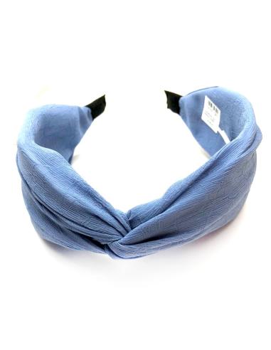 DIADEMAS AZUL MARINO PARA BODAS CON DETALLE NUDO TURBANTE - Imagen 1