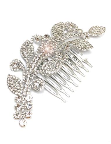 PEINAS DE FIESTA PEDRERIA DE CRISTAL PARA CEREMONIAS DE BODA - Imagen 2