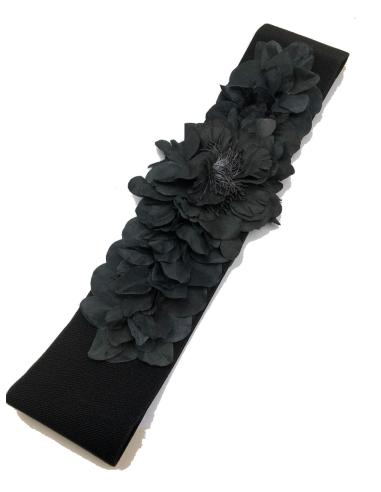 CINTURONES NEGROS DE FIESTA PARA BODA, BAUTIZO Y COMUNION - Imagen 1