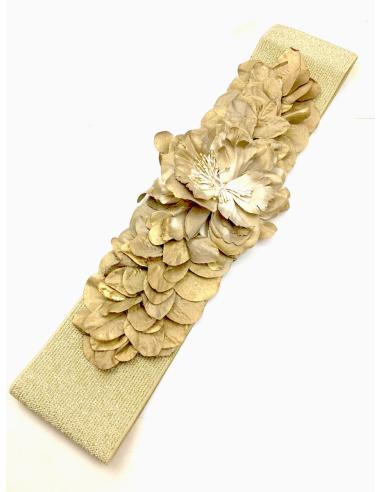 CINTURONES DORADOS DE FIESTA PARA BODA, BAUTIZO Y COMUNION - Imagen 1