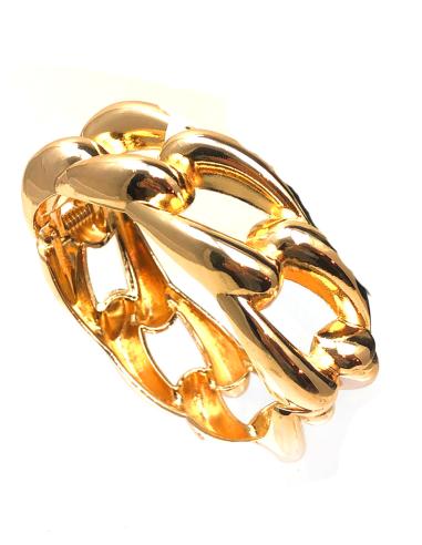 PULSERAS PLATEADAS O DORADAS CON DISEÑO DE ESLABON RIGIDO - Imagen 3
