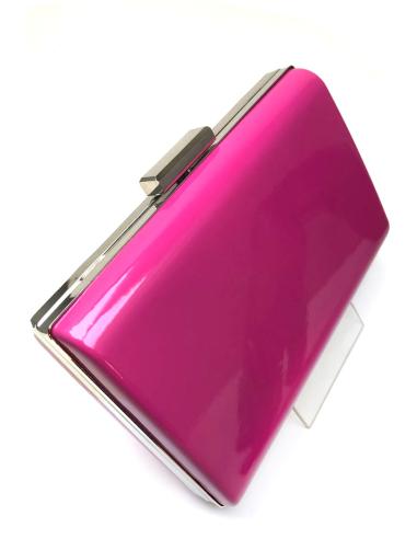 BOLSOS FUCSIAS EN CHAROL PARA TRAJES DE FIESTA O NOCHE - Imagen 1