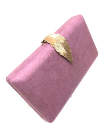 BOLSOS BODA CON ORIGINAL CIERRE DE HOJA DORADA - Imagen 1