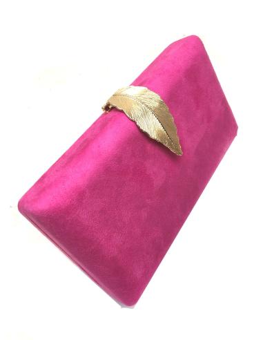 BOLSOS BODA CON ORIGINAL CIERRE DE HOJA DORADA - Imagen 2