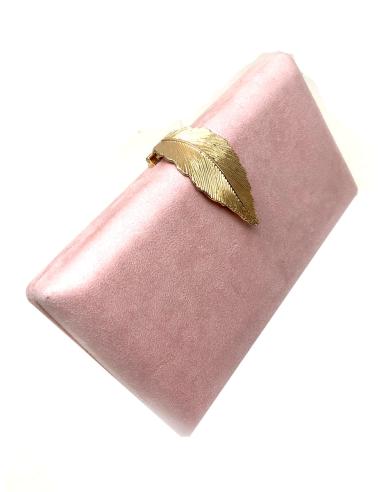 BOLSOS BODA CON ORIGINAL CIERRE DE HOJA DORADA - Imagen 7