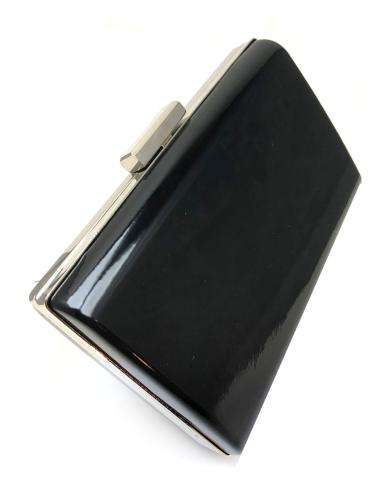 BOLSOS NEGROS EN CHAROL PARA TRAJES DE FIESTA O NOCHE - Imagen 1