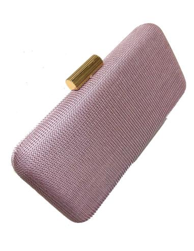 BOLSO DE FIESTA ROSA DE INVITADA PERFECTA PARA BODA Y EVENTO - Imagen 1