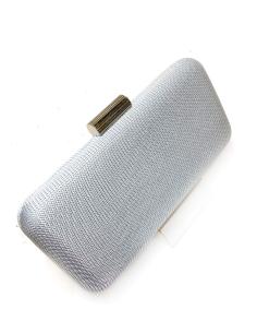 BOLSO DE FIESTA GRIS PERLADO PARA UN PERFECTO LOOK DE BODA - Imagen 1