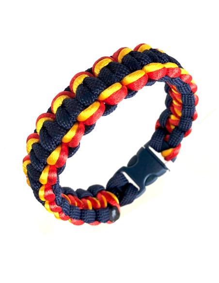PULSERAS HOMBRE EN AZUL MARINO CON TONOS DE LA BANDERA DE ESPAÑA - Imagen 1