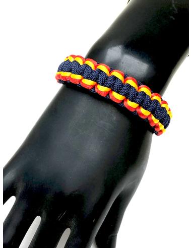 PULSERAS HOMBRE EN AZUL MARINO CON TONOS DE LA BANDERA DE ESPAÑA - Imagen 2