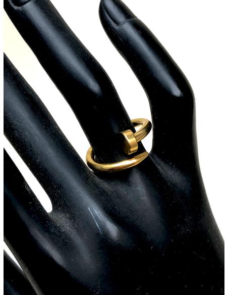 ANILLOS DORADOS DE CLAVO O PLATEADOS CON DISEÑO DE CLAVO - Imagen 3