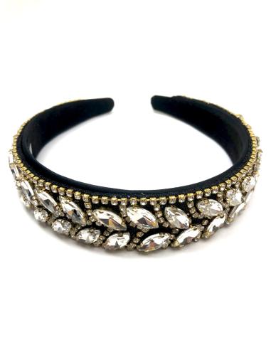 DIADEMAS DE FIESTA PARA INVITADA CON PEDRERIA DE CRISTAL BRILLO - Imagen 1