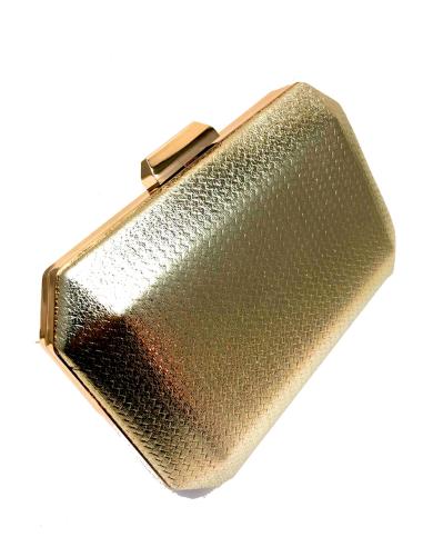 BOLSOS DE FIESTA DORADOS DISEÑO HEXAGONAL MUY ORIGINAL - Imagen 1