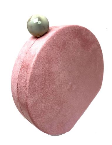 BOLSOS NARANJAS DE FIESTA Y BODA CON DISEÑO REDONDO