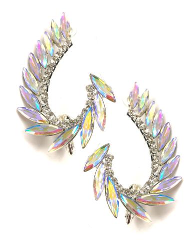 PENDIENTES TREPADORES EN CRISTAL BRILLO PARA UN LOOKAZO DE FIESTA