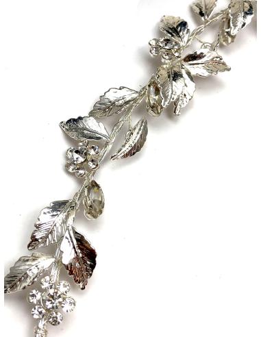 DIADEMAS PLATEADAS DE FIESTA Y TOCADOS ELEGANTES PARA BODAS