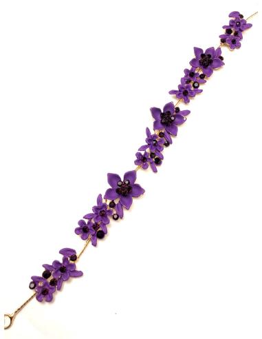 DIADEMAS MORADAS DE FIESTA PARA RECOGIDO Y SEMIRECOGIDO