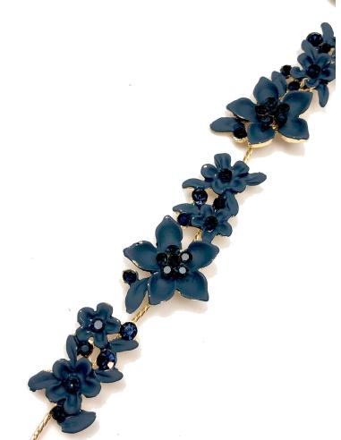 DIADEMAS AZUL MARINO DE FIESTA PARA RECOGIDO Y SEMIRECOGIDO