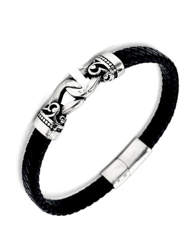 PULSERAS PARA HOMBRE CON DETALLE DE NUDO EN ACERO