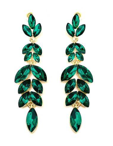 PENDIENTES DE FIESTA VERDES PARA UN FABULOSO LOOK DE NOCHE
