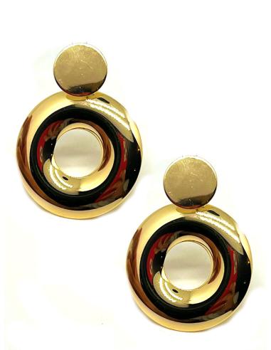 PENDIENTES DORADOS DE ARO PARA LOOK DE DIA Y NOCHE