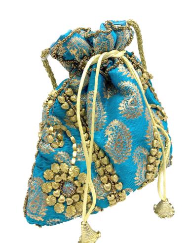 LIMOSNERA AZUL TURQUESA PARA EVENTOS Y BODAS