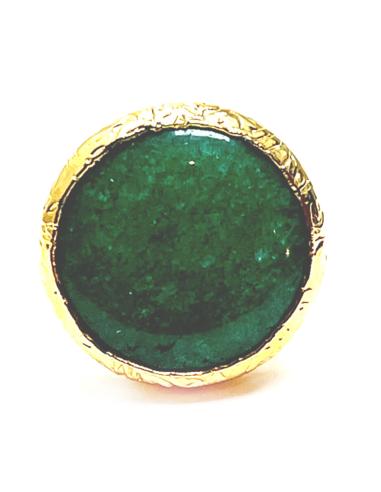 ANILLOS VERDES GRANDES DE PIEDRA Y AJUSTABLE A SU MEDIDA