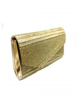 BOLSOS ELEGANTES DE FIESTA Y NOCHE DORADOS EN CAREY SINTETICO