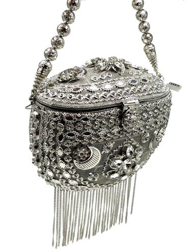EXCLUSIVOS BOLSOS DE FIESTA PLATEADOS PERFECTO LOOK DE BODA