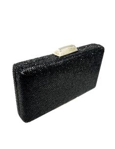 BOLSOS DE FIESTA NEGROS CON CRISTAL PARA VESTIDOS DE FIESTA