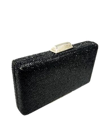 BOLSOS DE FIESTA NEGROS CON CRISTAL PARA VESTIDOS DE FIESTA