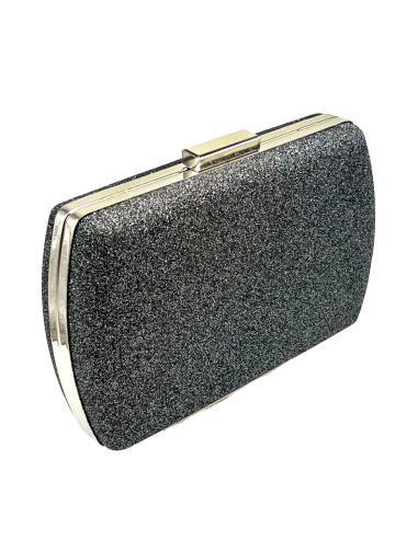 ELEGANTES BOLSOS DE FIESTA Y BODA EN GRIS MARENGO CON LAME