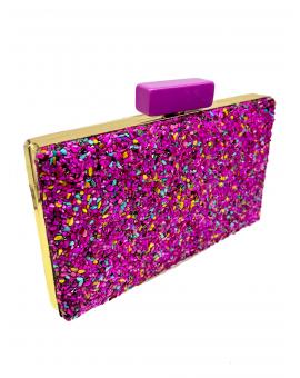 BOLSOS BUGAMBILIAS DE FIESTA CON PEDRERIA PARA CEREMONIAS