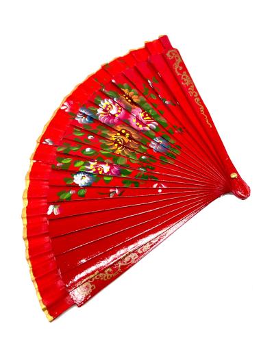 ABANICOS PEQUEÑOS EN TODOS LOS COLORES CON FLORES