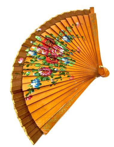 ABANICOS PEQUEÑOS EN TODOS LOS COLORES CON FLORES