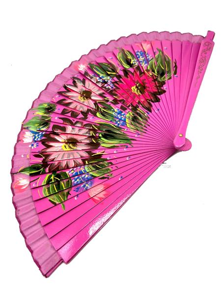 ABANICOS PEQUEÑOS EN TODOS LOS COLORES CON FLORES