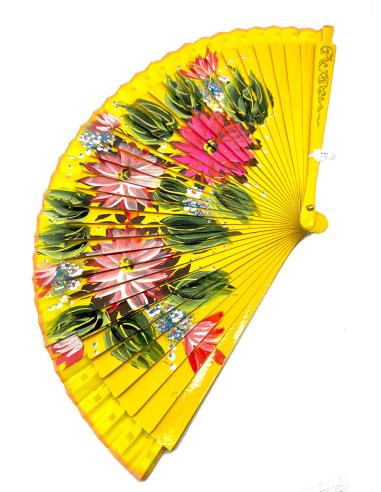 ABANICOS BONITOS EN TODOS LOS COLORES CON FLORES