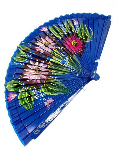 ABANICOS BONITOS EN TODOS LOS COLORES CON FLORES