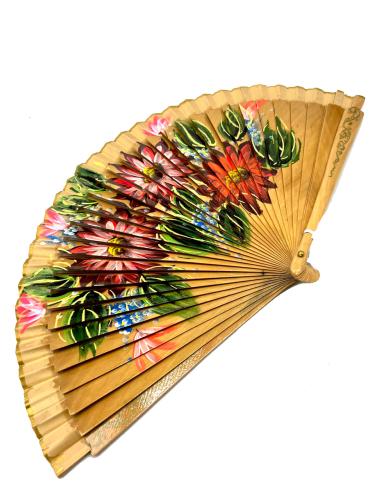 ABANICOS BONITOS EN TODOS LOS COLORES CON FLORES