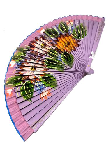 ABANICOS BONITOS EN TODOS LOS COLORES CON FLORES