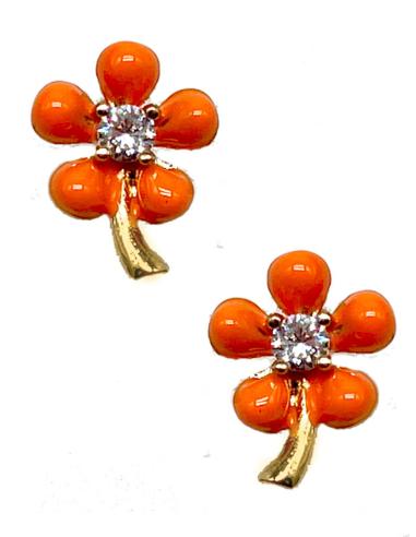 PENDIENTES PEQUEÑOS DE FLORES EN TODOS LOS COLORES
