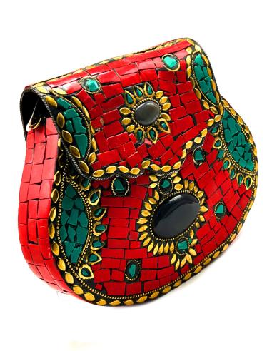 BOLSOS PARA BODAS DE COFRE ROJO CON MOSAICO ORIGINAL
