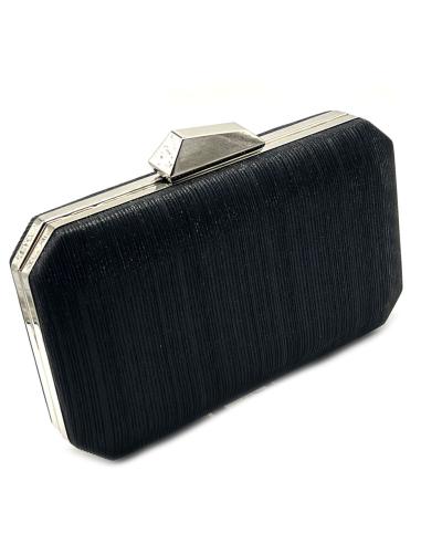 BOLSOS DE FIESTA NEGROS CON ORIGINAL DISEÑO GEOMETRICO