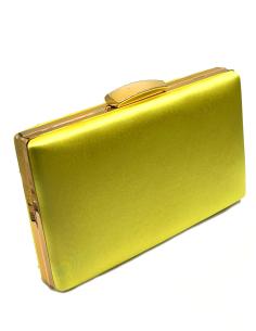 BOLSOS DE FIESTA AMARILLOS CON ELEGANTE TEXTURA SEDOSA