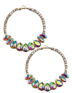 PENDIENTES DE AROS GRANDES PARA UN FABULOSO LOOK DE FIESTA